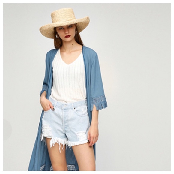 MOUSSY Loose Damage High Rise Distressed Shorts SIZE 2 - Picture 13 of 14